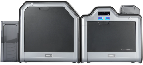 Fargo HDP5000e Single Sided Retransfer ID Card Printer with Lamination