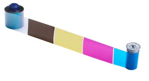 Entrust CR805 Primerless CMYK-Ki Color Ribbon - 500 prints