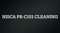 Nisca PR-C151 Cleaning